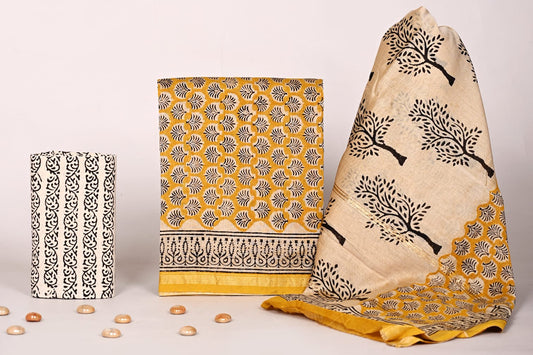 Chanderi Silk Suit Set