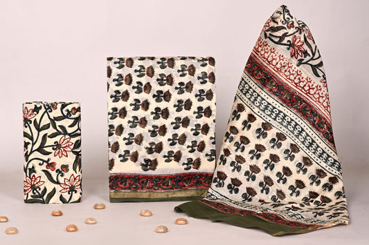 Chanderi Silk Suit Set