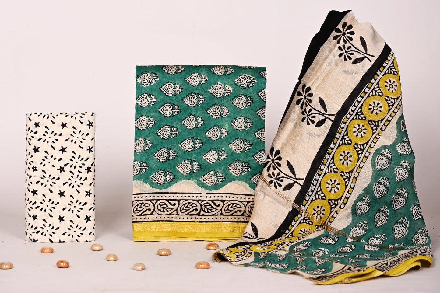 Chanderi Silk Suit Set