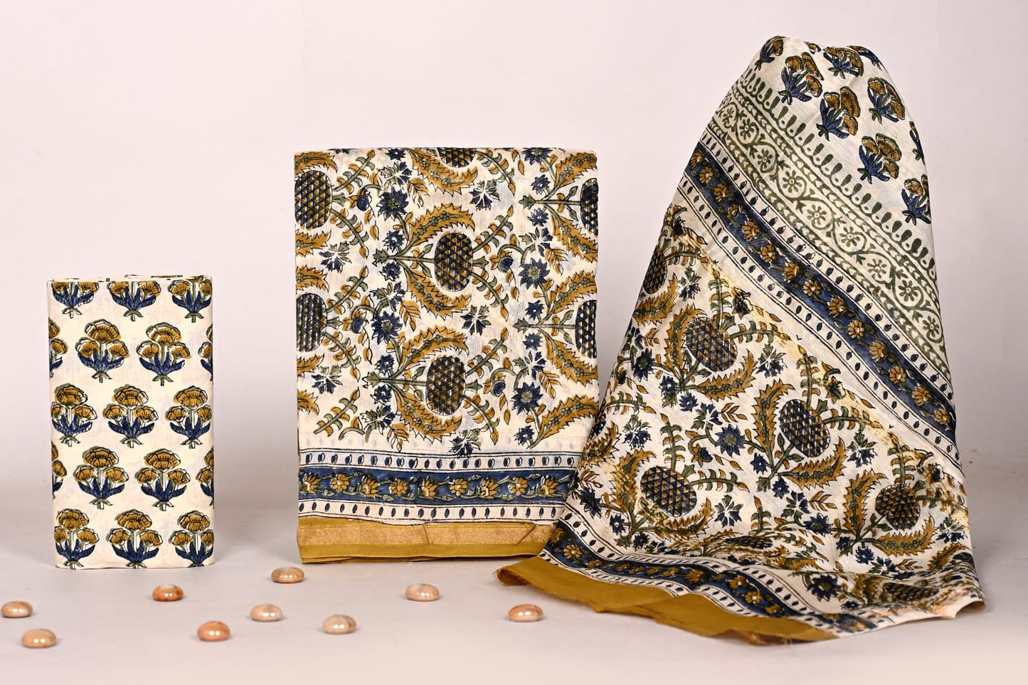Chanderi Silk Suit Set