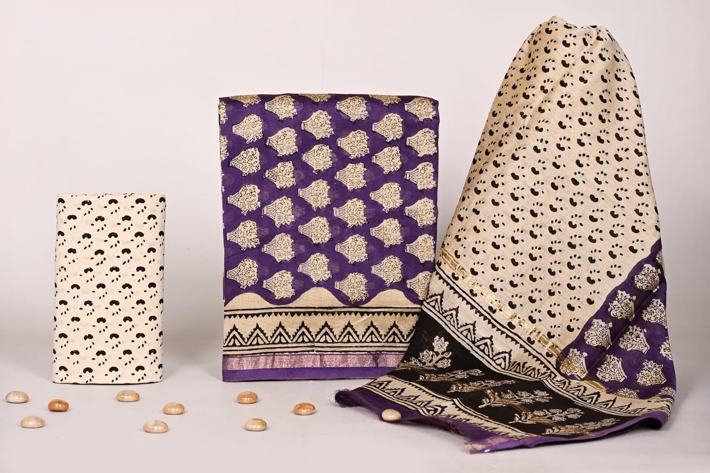 Chanderi Silk Suit Set