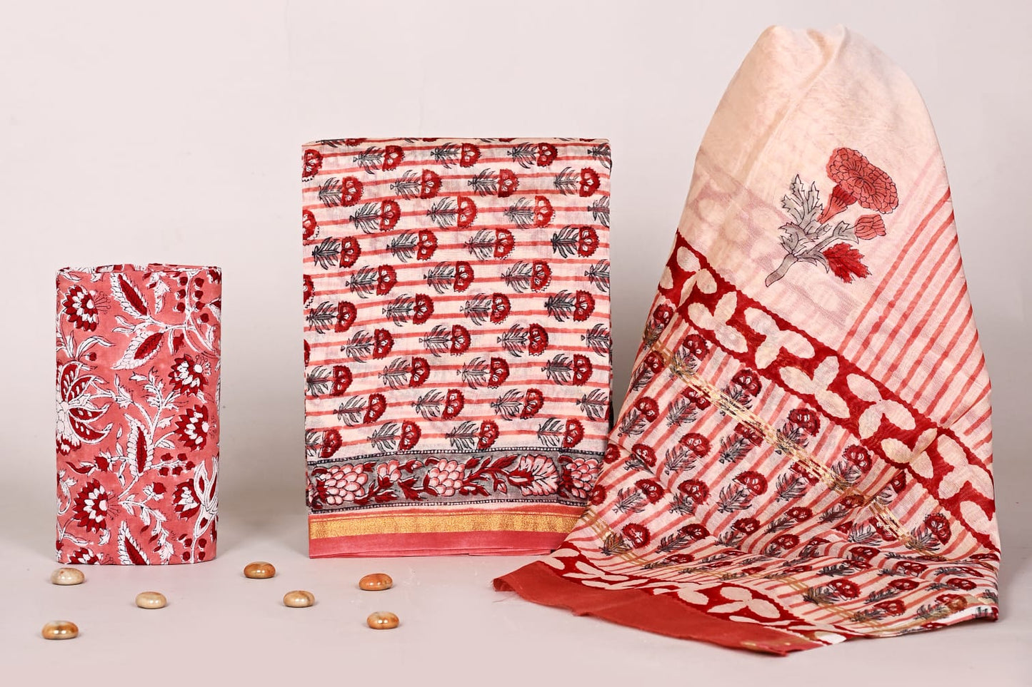 Chanderi Silk Suit Set