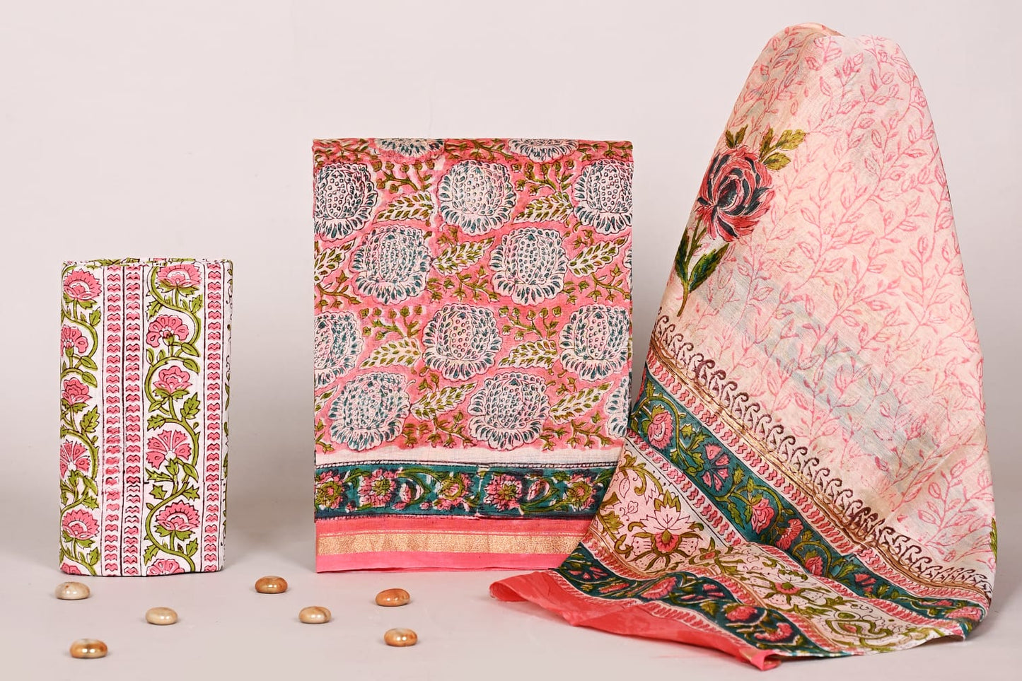 Chanderi Silk Suit Set
