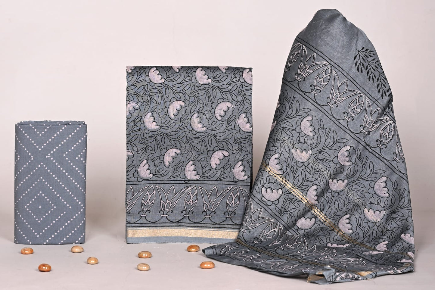 Chanderi Silk Suit Set