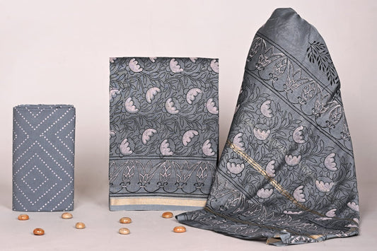 Chanderi Silk Suit Set