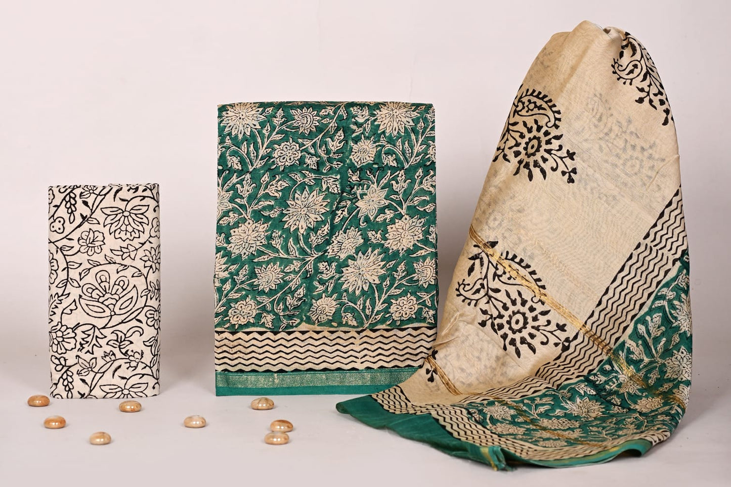 Chanderi Silk Suit Set