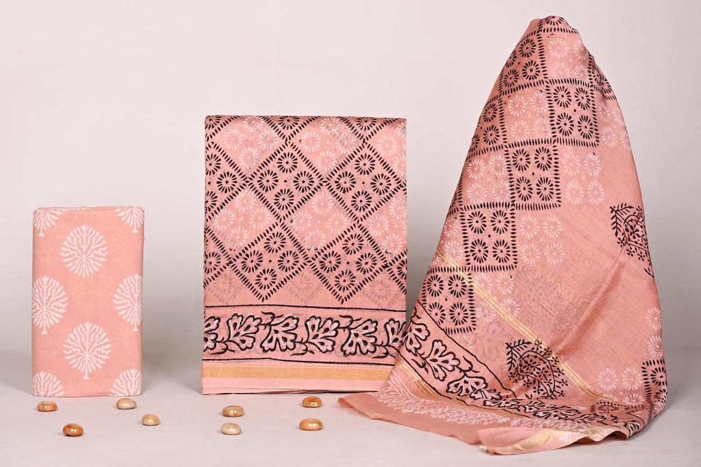 Chanderi Silk Suit Set