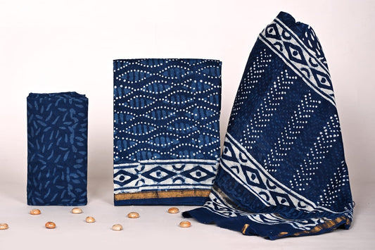 Chanderi Silk Suit Set