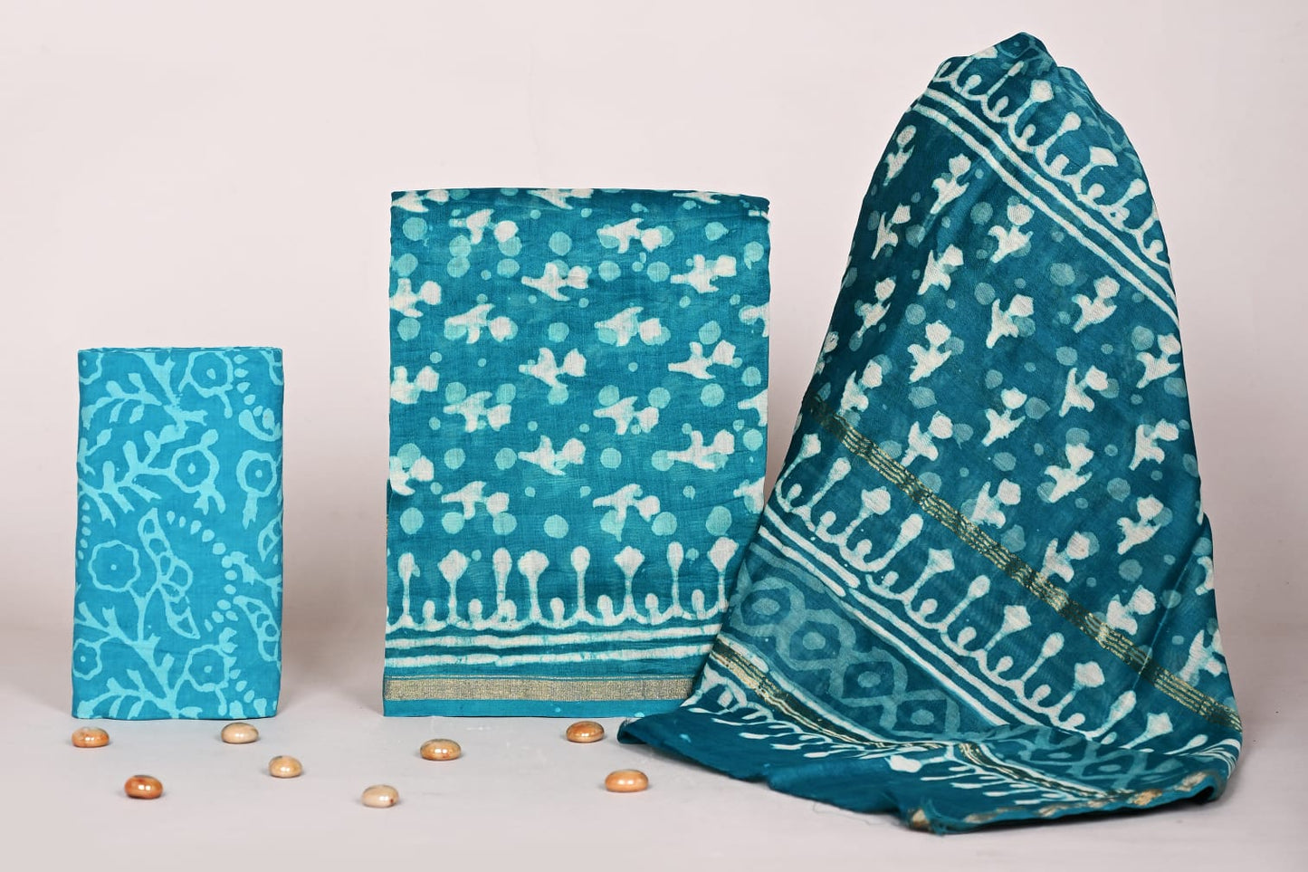 Chanderi Silk Suit Set
