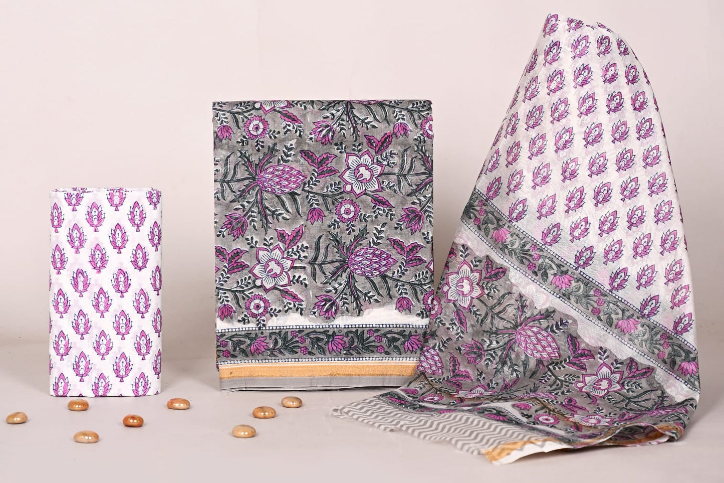 Chanderi Silk Suit Set
