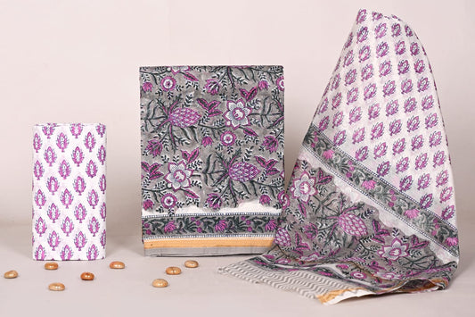 Chanderi Silk Suit Set