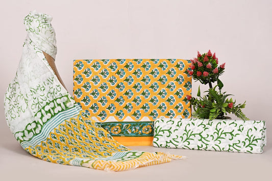 Traditional Hand Block Printed Suits Online - Heritage Collection