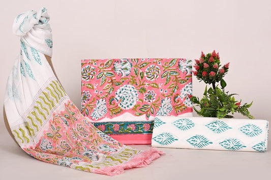 Traditional Hand Block Printed Suits Online - Heritage Collection