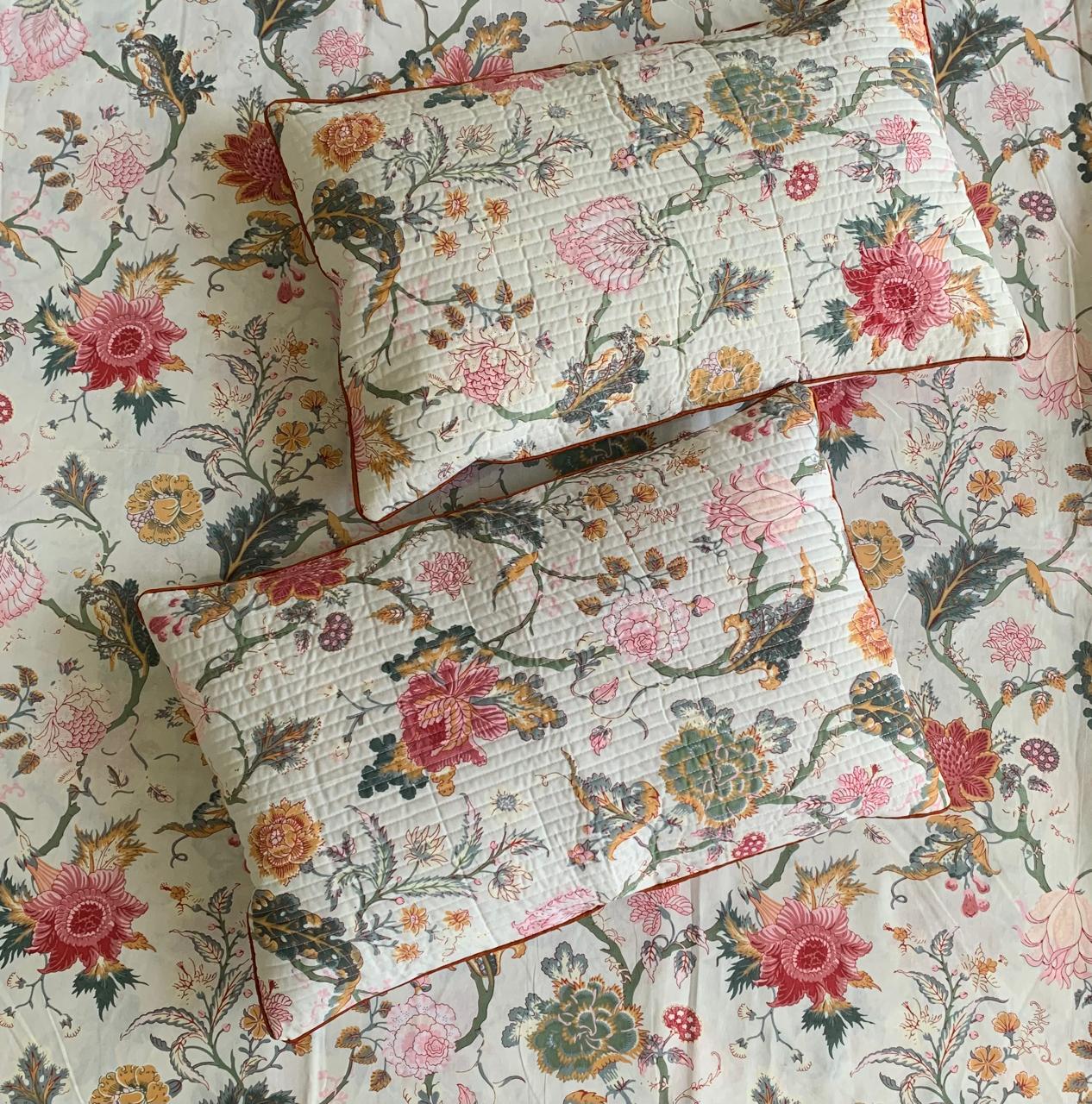 Premium South Cotton Murgan Fabric King Size Bedsheet