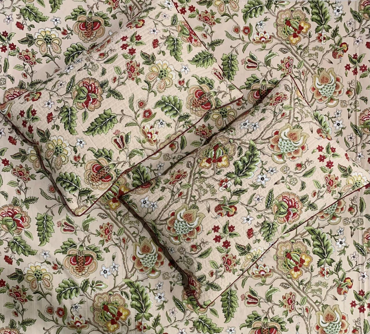 Premium South Cotton Murgan Fabric King Size Bedsheet