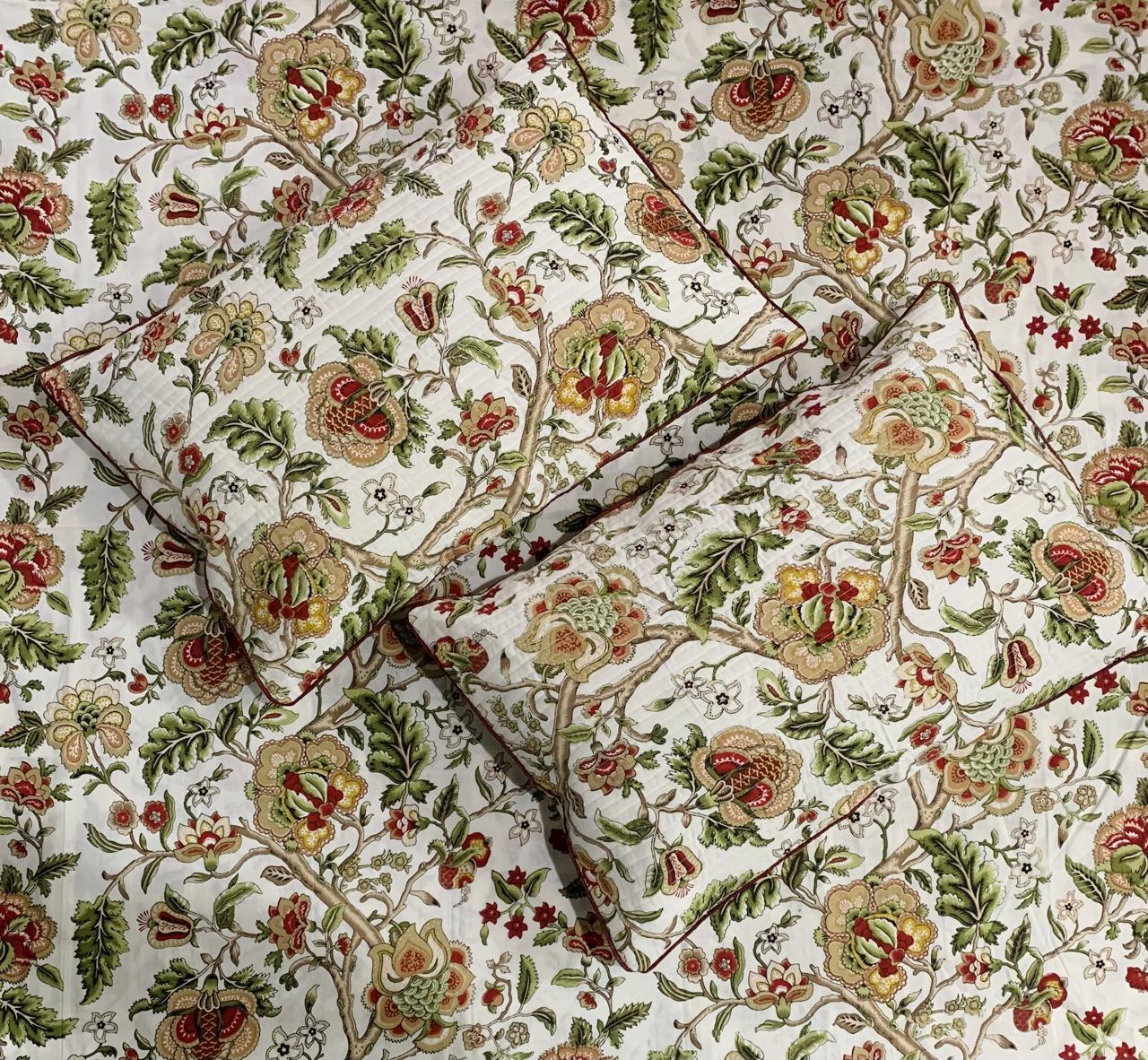 Premium South Cotton Murgan Fabric King Size Bedsheet