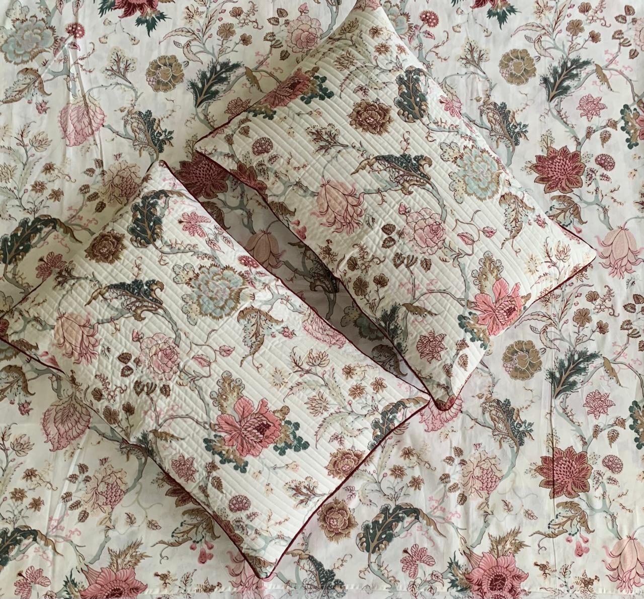 Premium South Cotton Murgan Fabric King Size Bedsheet