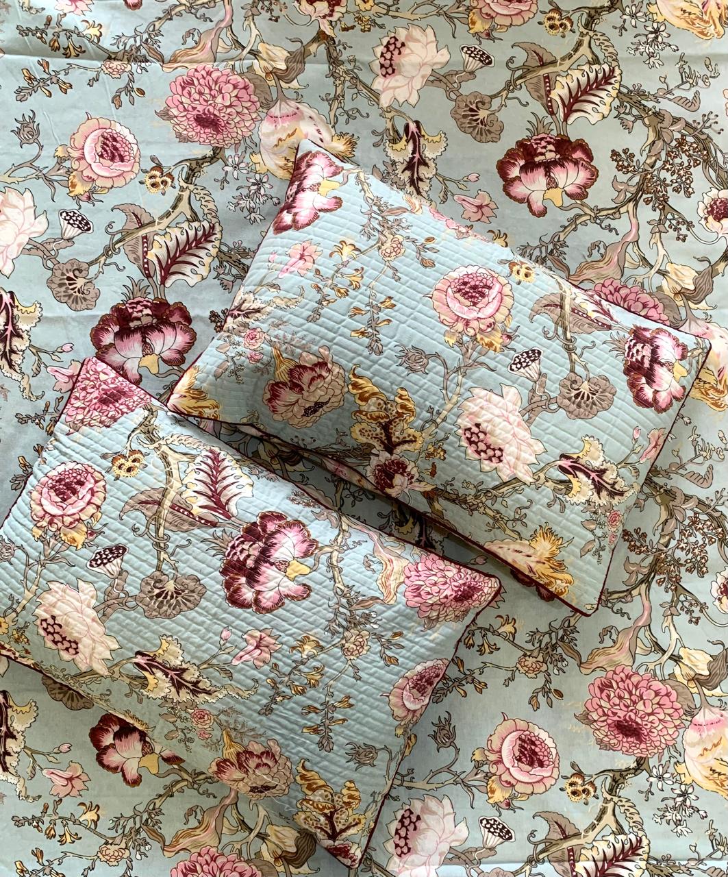 Premium South Cotton Murgan Fabric King Size Bedsheet