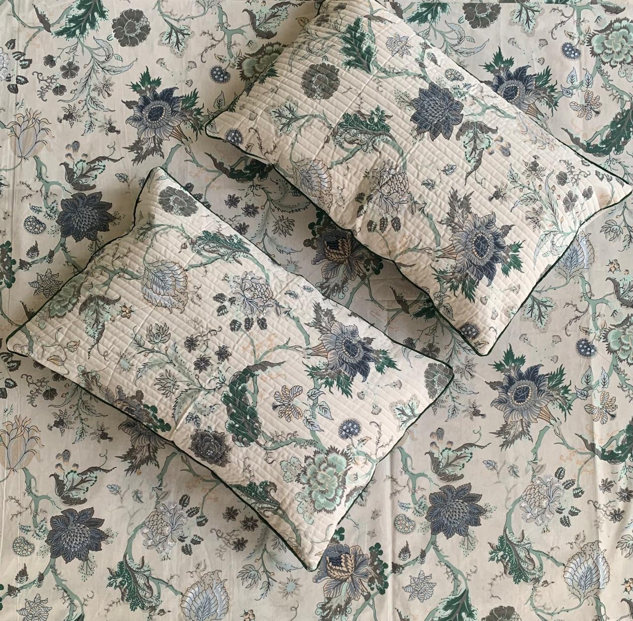 Premium South Cotton Murgan Fabric King Size Bedsheet