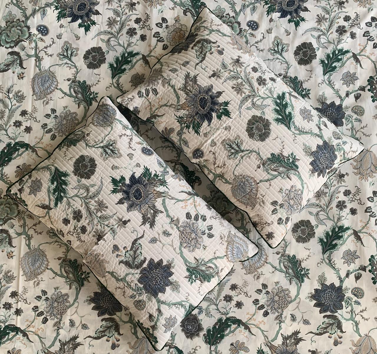 Premium South Cotton Murgan Fabric King Size Bedsheet