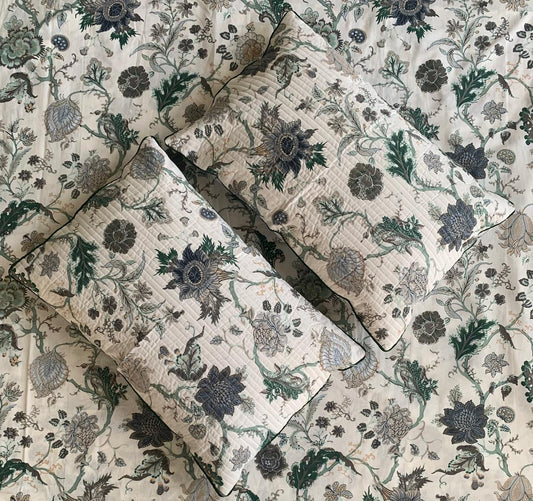 Premium South Cotton Murgan Fabric King Size Bedsheet