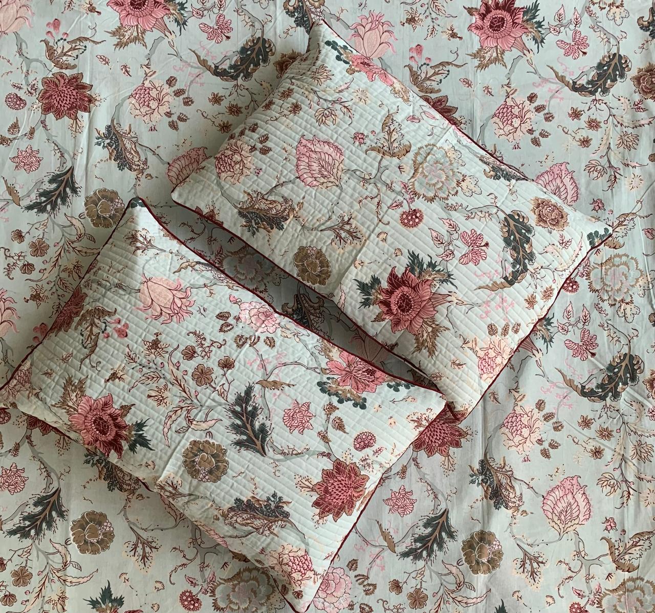 Premium South Cotton Murgan Fabric King Size Bedsheet