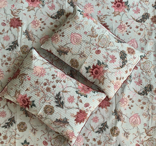 Premium South Cotton Murgan Fabric King Size Bedsheet