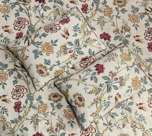 Premium South Cotton Murgan Fabric King Size Bedsheet