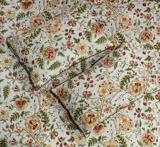Premium South Cotton Murgan Fabric King Size Bedsheet
