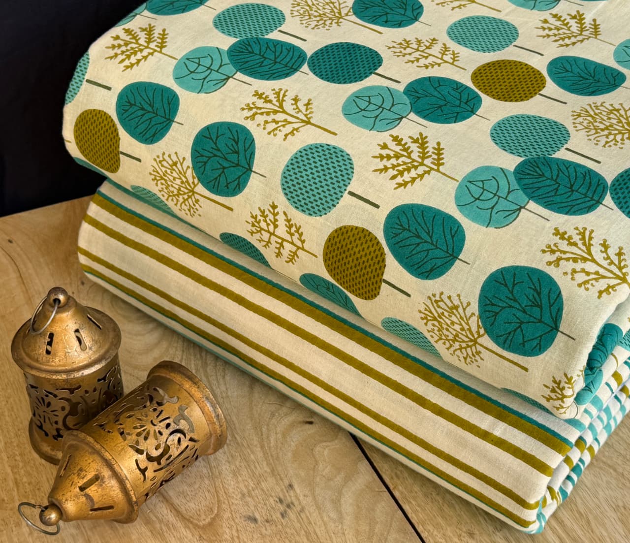 Jaipuri Printed Cotton Dress Material Set for Women