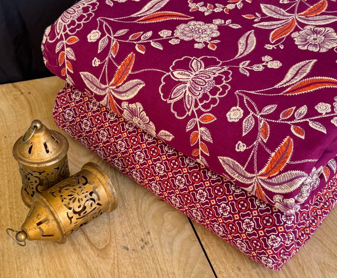 Jaipuri Printed Cotton Dress Material Set for Women