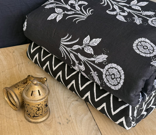 Jaipuri Printed Cotton Dress Material Set for Women