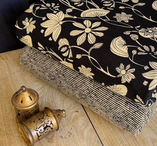 Jaipuri Printed Cotton Dress Material Set for Women