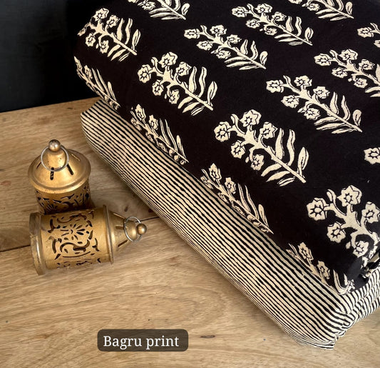 Jaipuri Printed Cotton Dress Material Set for Women