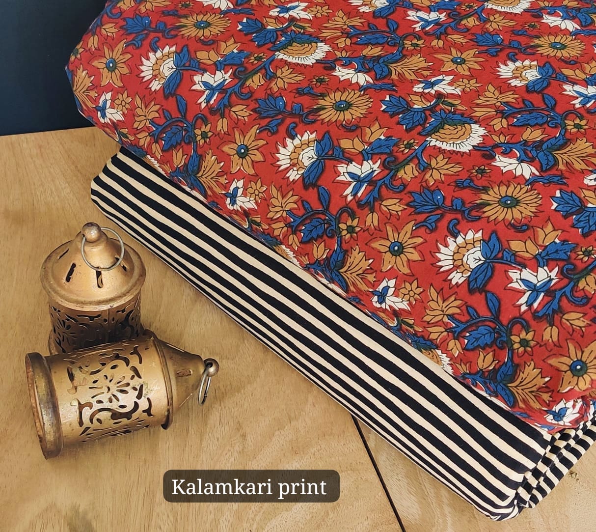 Jaipuri Printed Cotton Dress Material Set for Women