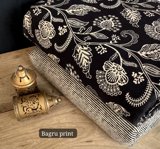 Jaipuri Printed Cotton Dress Material Set for Women