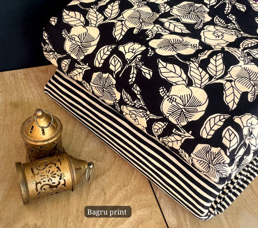 Jaipuri Printed Cotton Dress Material Set for Women