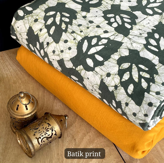 Jaipuri Printed Cotton Dress Material Set for Women