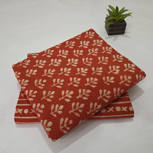Jaipuri Hand Block Printed Cotton Suit Set