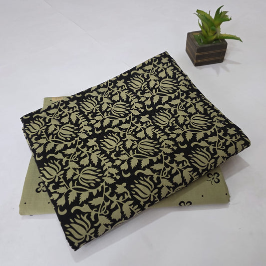 Cotton Suit and Dupatta Combo Set