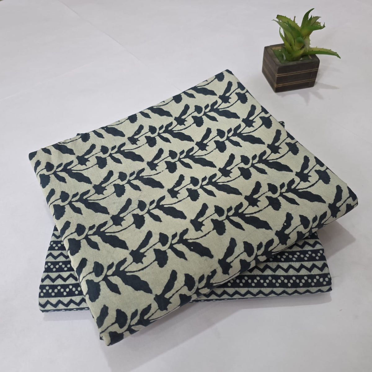 Hand Block Printed Cotton Kurta Set for Women