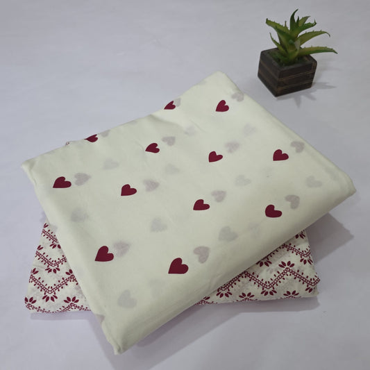 Printed Cotton Suit Set for Women