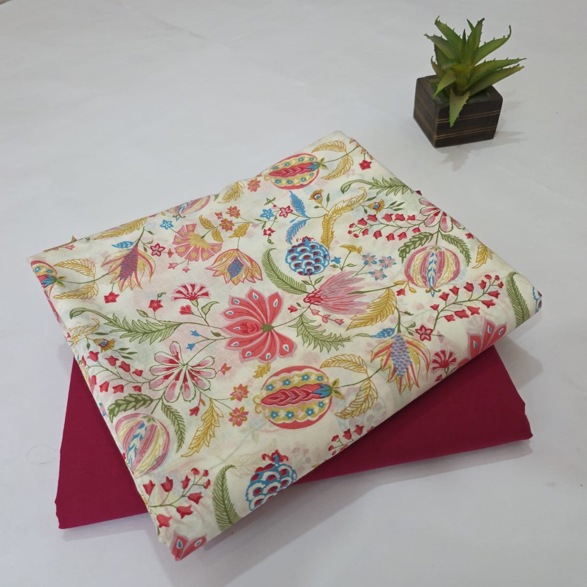 Printed Cotton Suit Set for Women