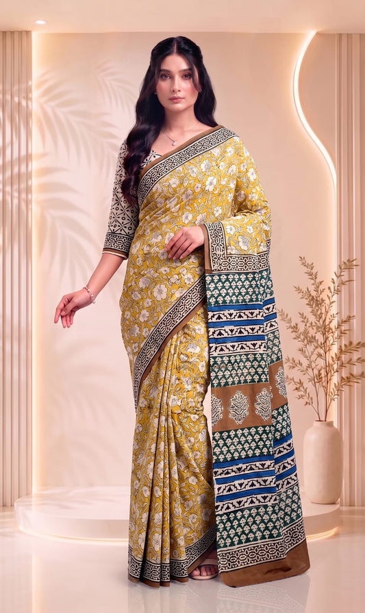 Traditional Handcrafted Collection Premium Cotton Sarees for Women