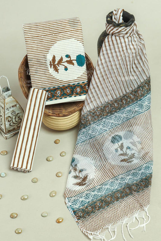 Kota Doriya Dupatta Cotton Suit Set