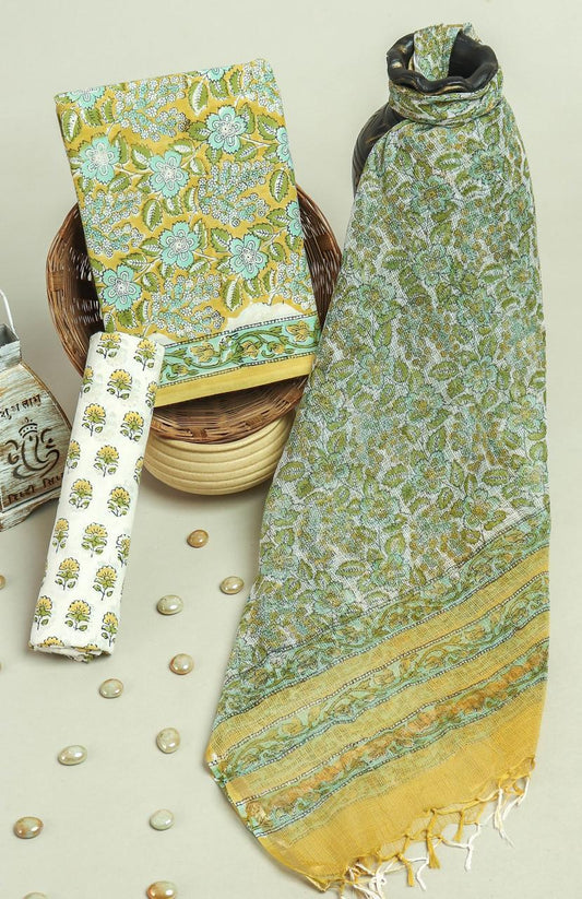 Kota Doriya Dupatta Cotton Suit Set