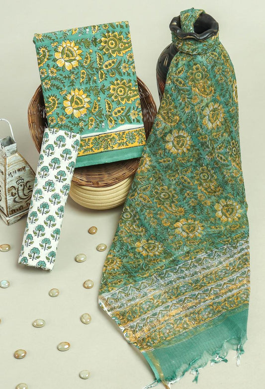 Kota Doriya Dupatta Cotton Suit Set