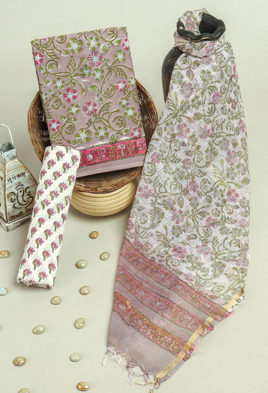 Kota Doriya Dupatta Cotton Suit Set