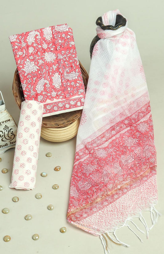 Kota Doriya Dupatta Cotton Suit Set