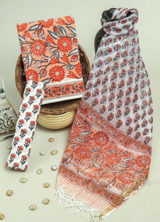 Kota Doriya Dupatta Cotton Suit Set